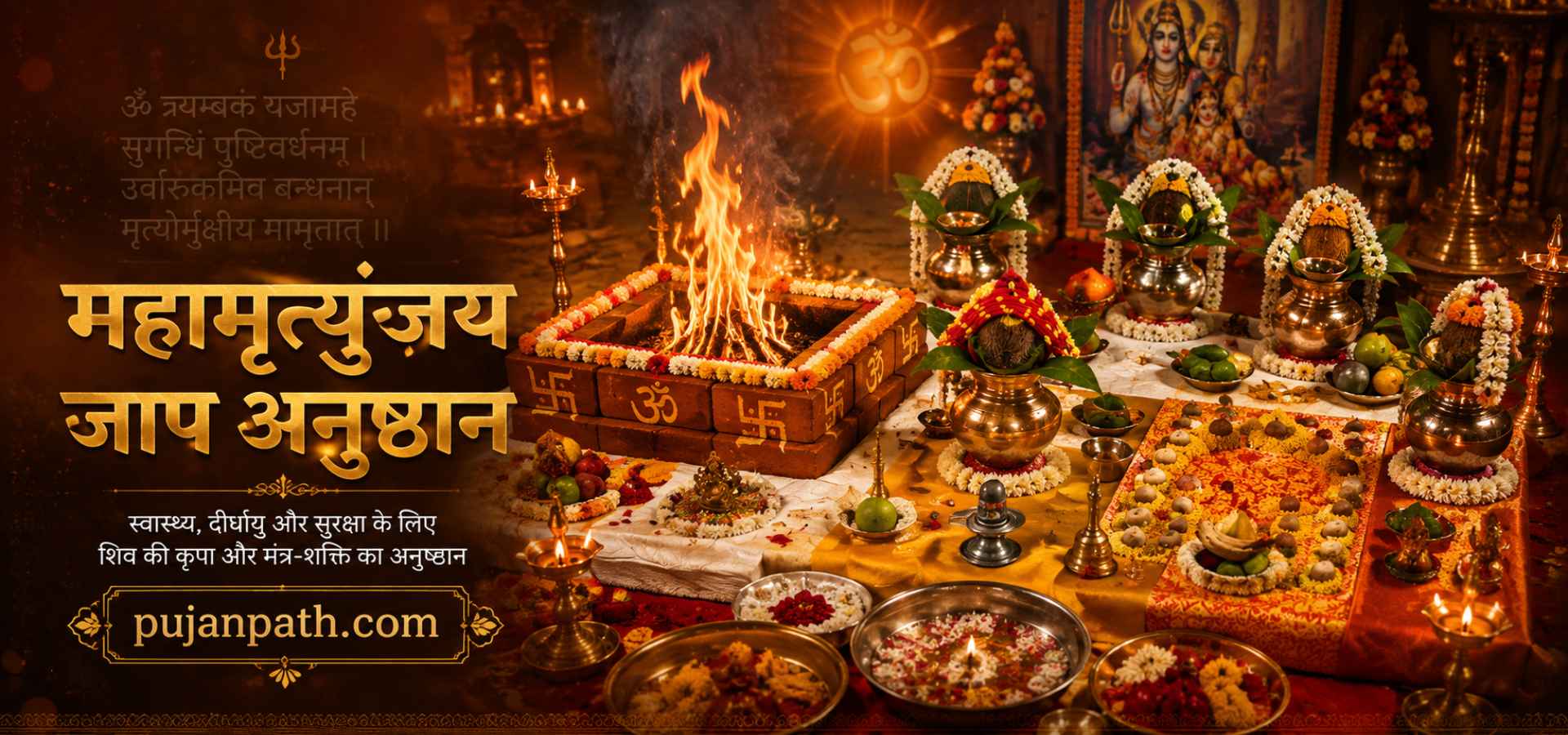 महामृत्युंजय जाप की पूजा तस्वीर